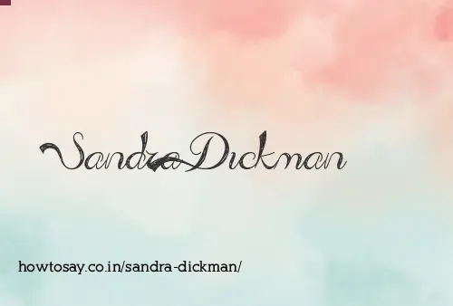 Sandra Dickman