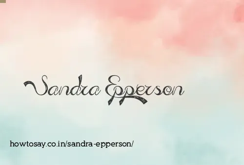 Sandra Epperson