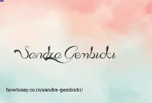 Sandra Gembicki