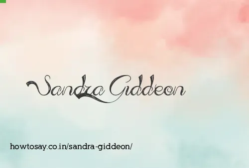 Sandra Giddeon