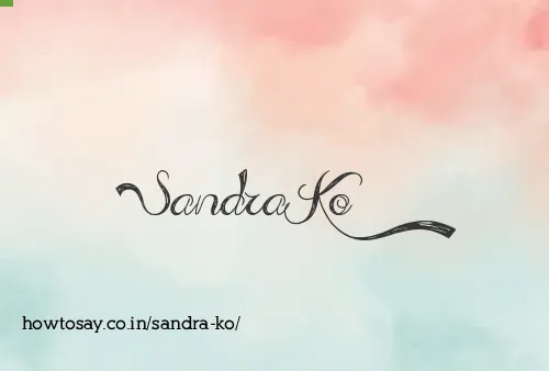 Sandra Ko
