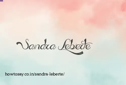 Sandra Leberte