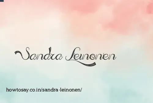 Sandra Leinonen