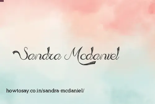 Sandra Mcdaniel