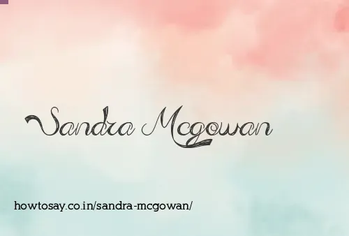 Sandra Mcgowan