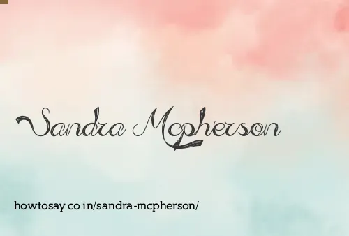 Sandra Mcpherson