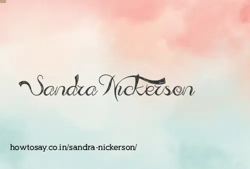 Sandra Nickerson