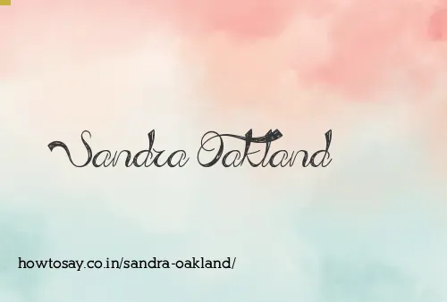 Sandra Oakland
