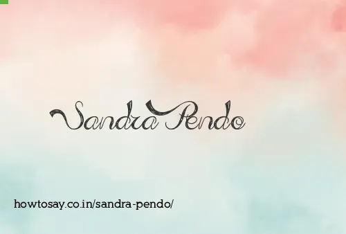 Sandra Pendo