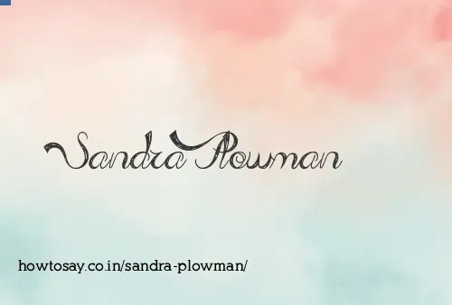 Sandra Plowman