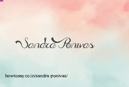 Sandra Ponivas