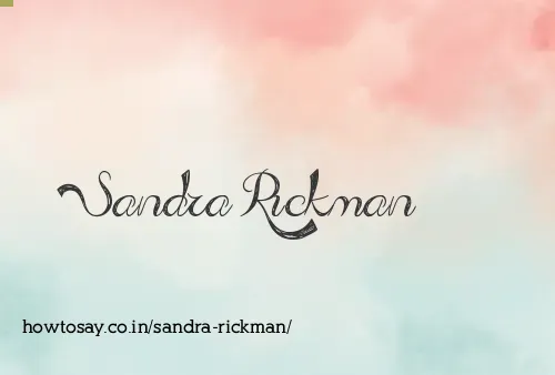 Sandra Rickman