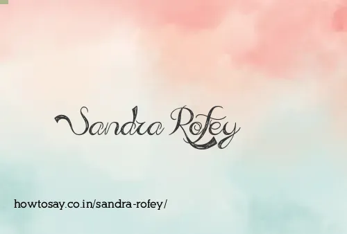 Sandra Rofey