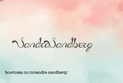 Sandra Sandberg