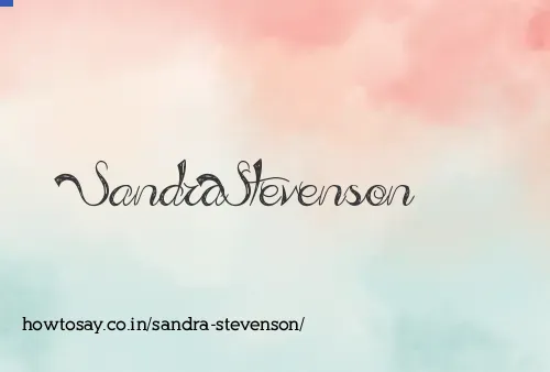 Sandra Stevenson
