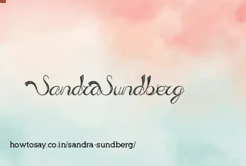 Sandra Sundberg