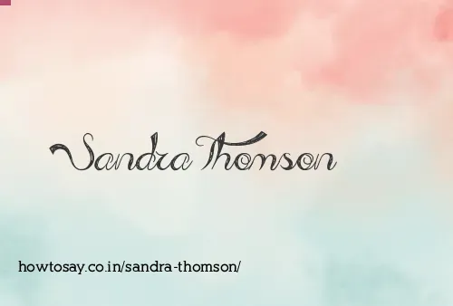 Sandra Thomson