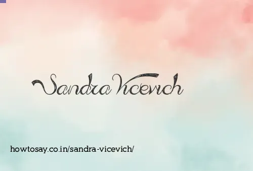 Sandra Vicevich