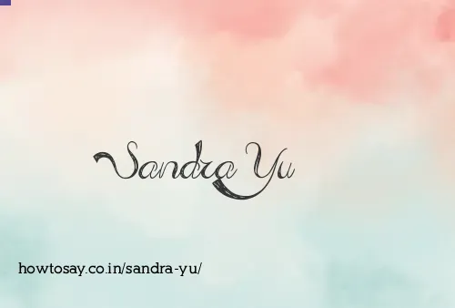 Sandra Yu
