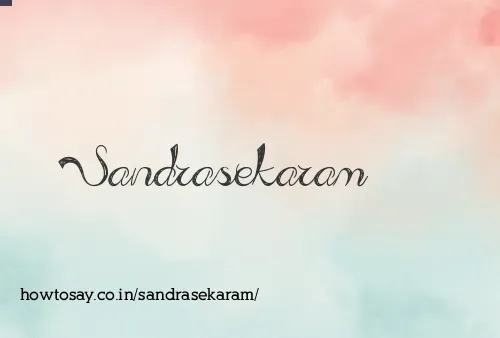Sandrasekaram