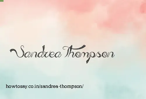 Sandrea Thompson