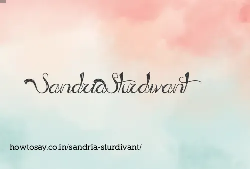 Sandria Sturdivant