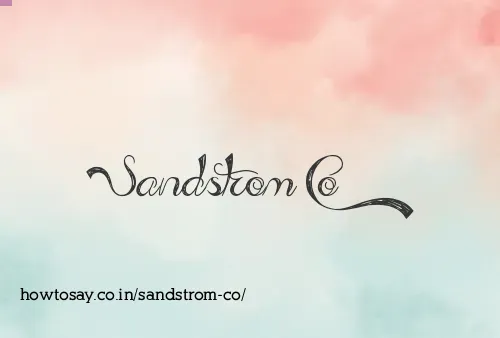 Sandstrom Co