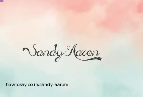 Sandy Aaron