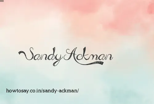Sandy Ackman