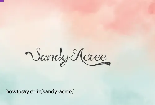Sandy Acree