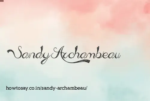 Sandy Archambeau