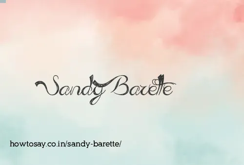 Sandy Barette
