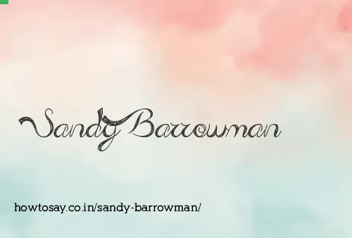 Sandy Barrowman