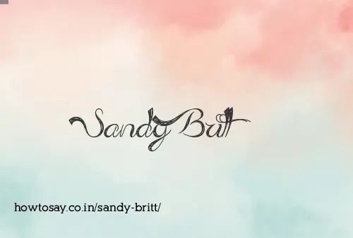 Sandy Britt