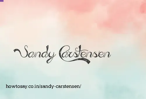 Sandy Carstensen