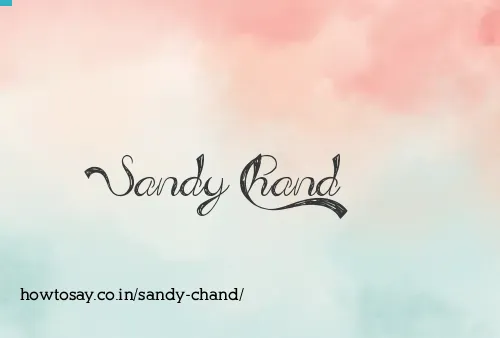 Sandy Chand