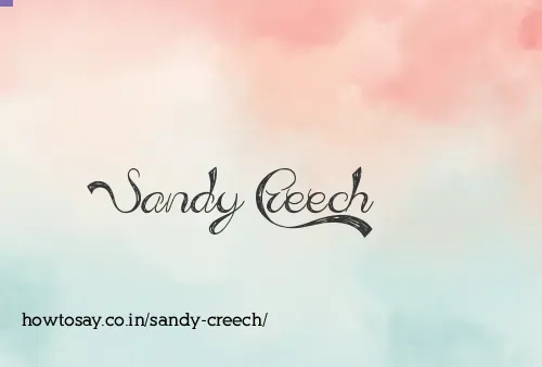 Sandy Creech