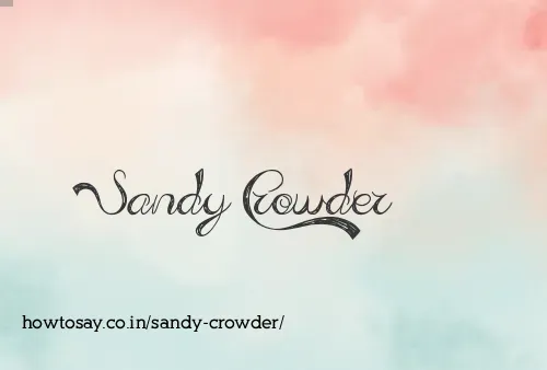 Sandy Crowder