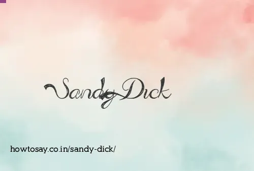 Sandy Dick