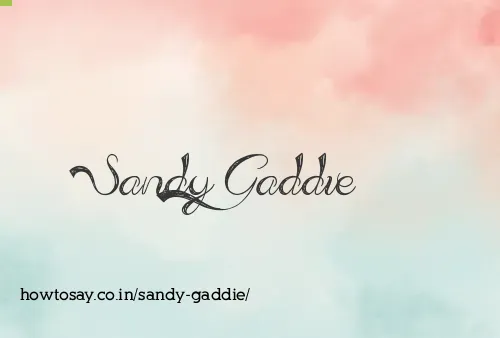 Sandy Gaddie