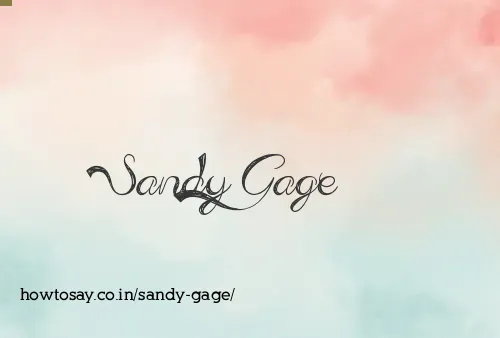 Sandy Gage