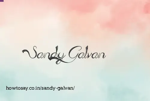 Sandy Galvan