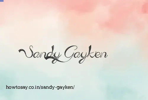 Sandy Gayken