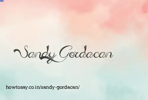 Sandy Gordacan