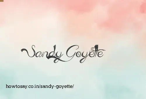 Sandy Goyette
