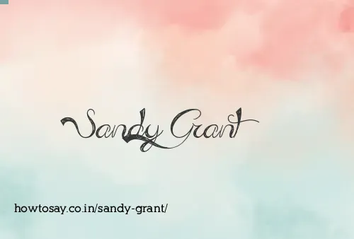 Sandy Grant