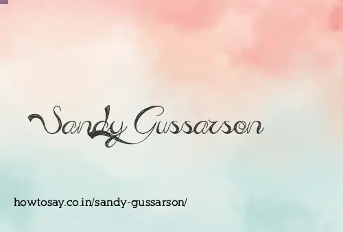 Sandy Gussarson