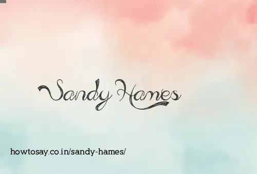 Sandy Hames