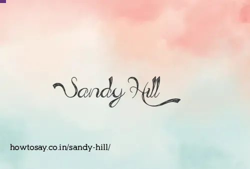 Sandy Hill