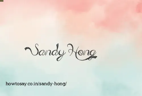 Sandy Hong